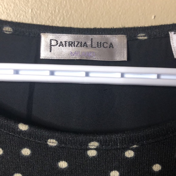 Patrizia Luca zip back polka dot sweater - Picture 3 of 6